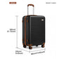 Kono Traveler K2394L 4 Wheel Luggage With TSA Lock