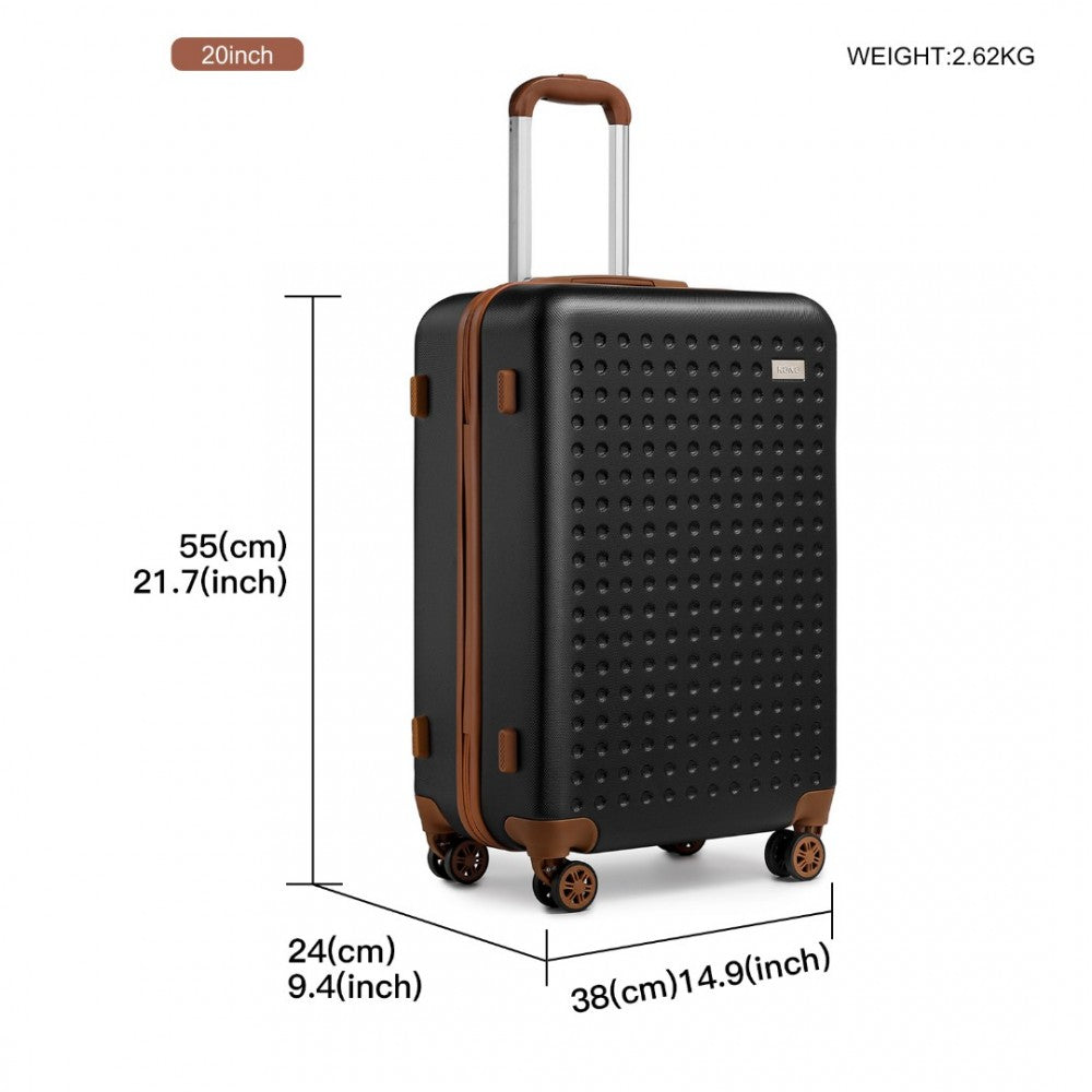 Kono Traveler K2394L 4 Wheel Luggage With TSA Lock